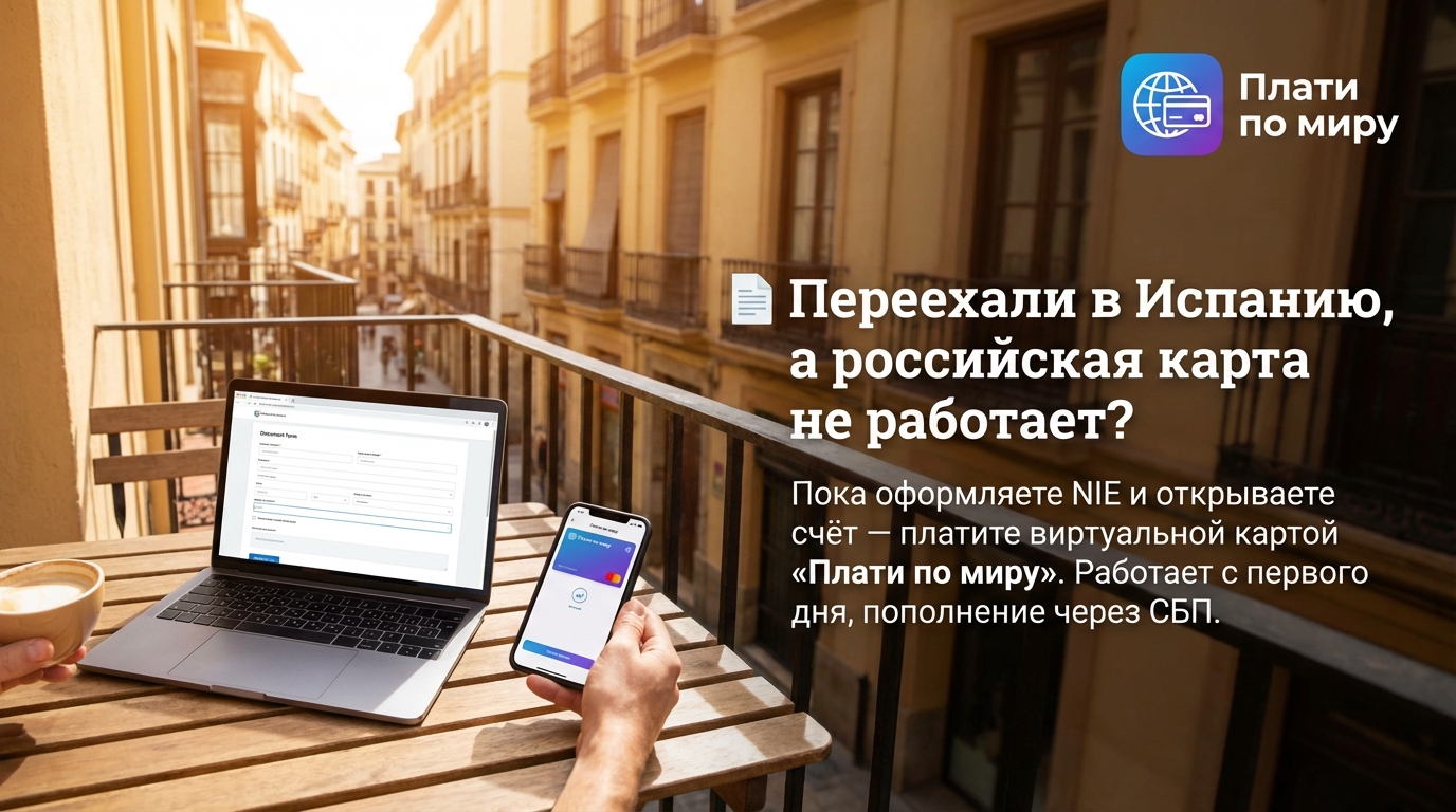 Плати по миру — виртуальная карта для оплаты за рубежом